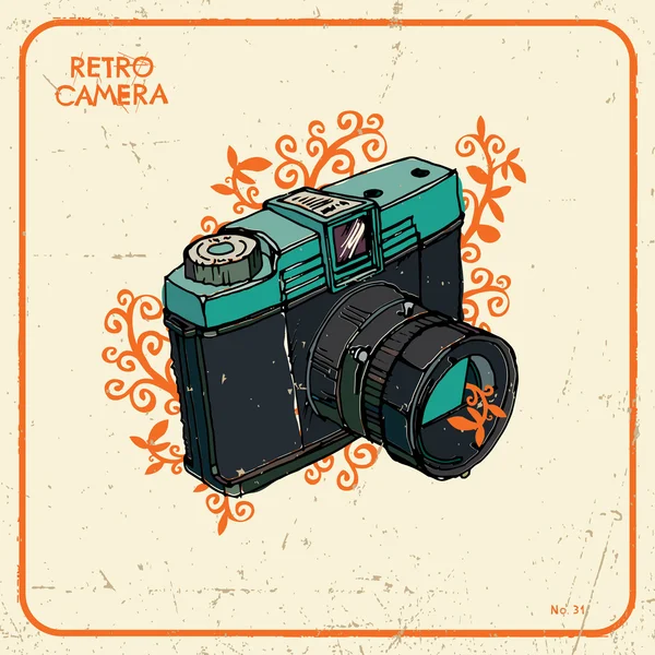 Camera vintage — Stockvector