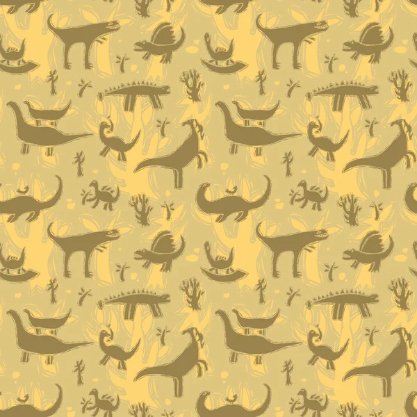 Dinozorlarla desen