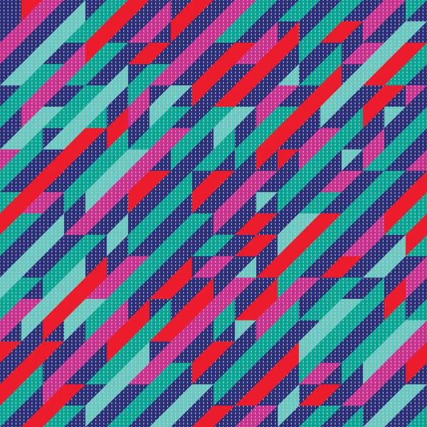 Geometrische Muster abstrakte Kunst — Stockvektor