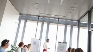 Executive meslektaşları ile tartışırken reklam erkek