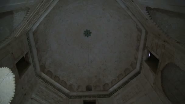 Interior do mausoléu Taj Mahal — Vídeo de Stock