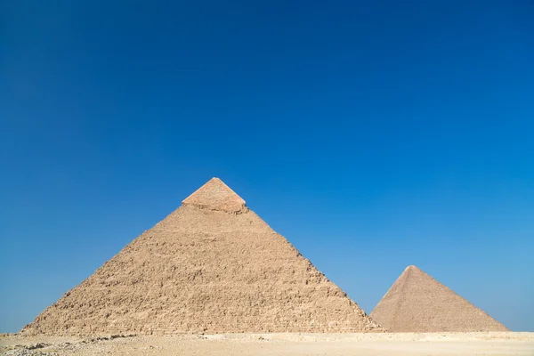 Pyramiderna i Giza komplexa — Stockfoto