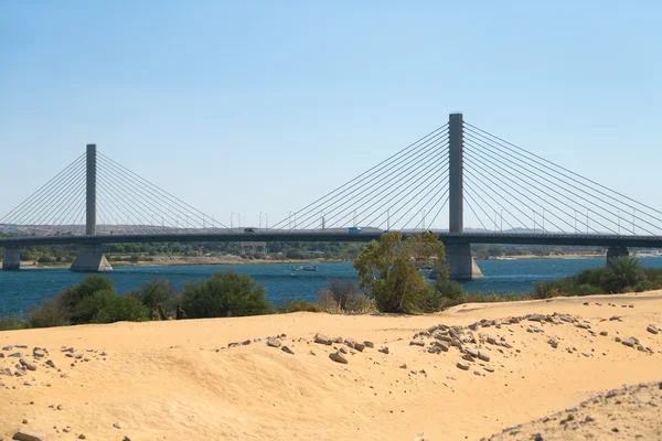 Aswan bridge, Egypten — Stockfoto