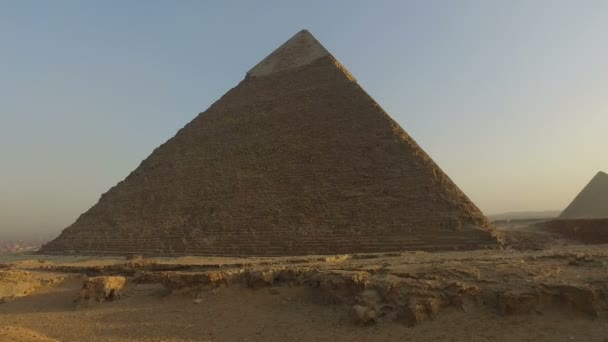 Pyramid av Chefrens, Egypten — Stockvideo