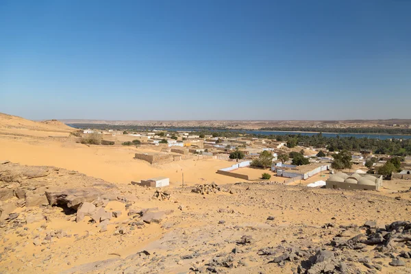 Nubian village in Egypt — Stock Photo, Image