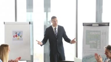 İş insanlar alkışlar Direktörü 