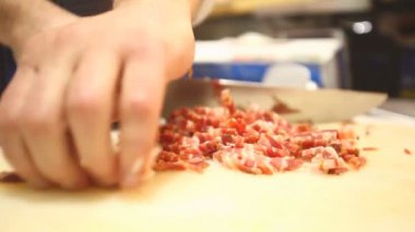 Şef doğrama pastırma