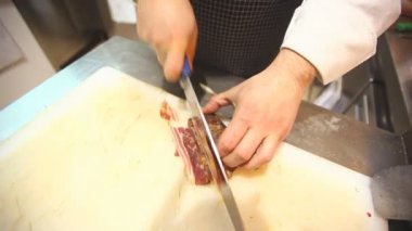 Şef doğrama pastırma