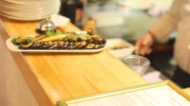 Tablo patlıcan yemeği