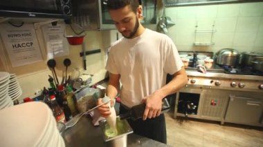 Blender ile karıştırma Şef