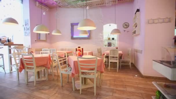 Ristorante interno — Video Stock