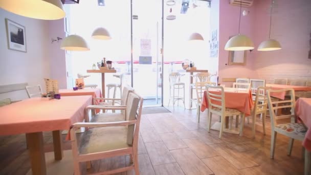 Ristorante interno — Video Stock