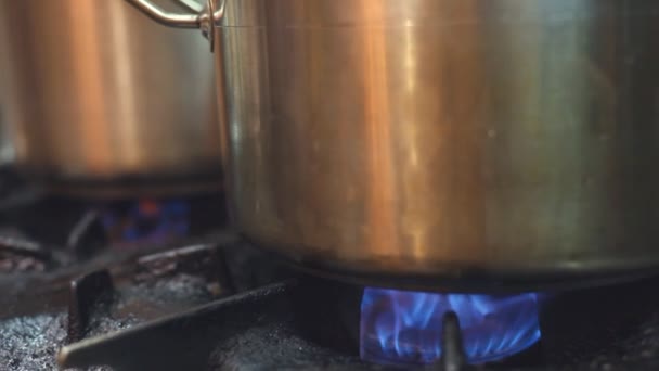 Chef cocinando patatas — Vídeos de Stock