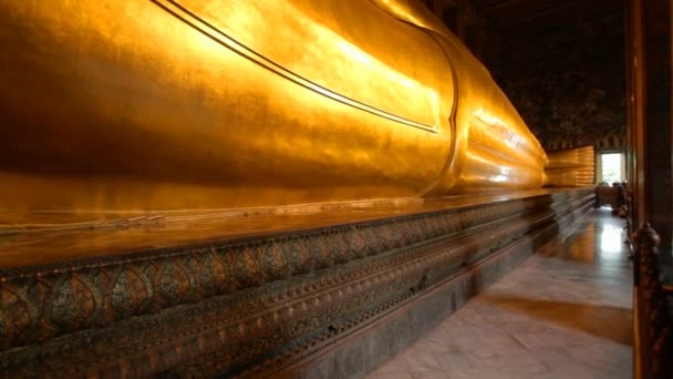 Wat Pho temple in Bangkok, Thailand — Stock Video