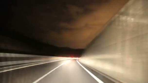 Timelapse de la conduite automobile — Video