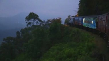 Trenden Nuwara Eliya sisli manzara