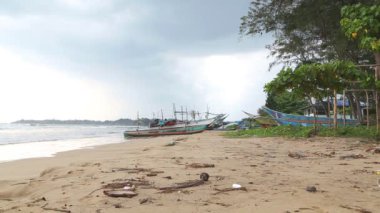 Weligama Beach'te görünümünü