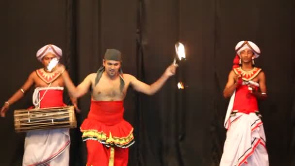 Actuación de danza Kandyan — Vídeos de Stock