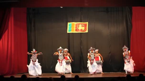 Kandyan Dance Performance — Stock Video