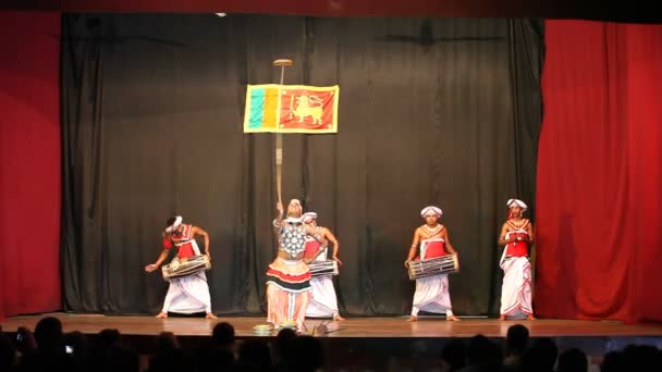 Performance de dança kandyan — Vídeo de Stock