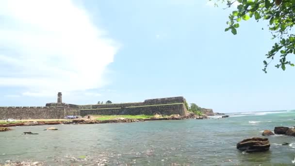 Galle fort — Stock video