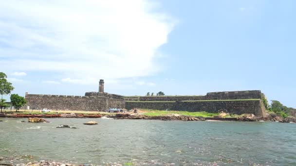 Galle fort — Stockvideo