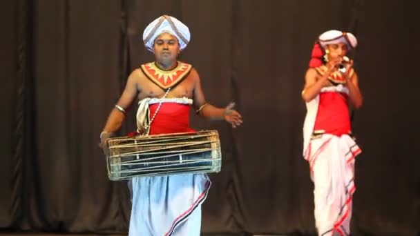 Actuación de danza Kandyan — Vídeos de Stock