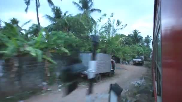 Kolombo pinggiran kota — Stok Video