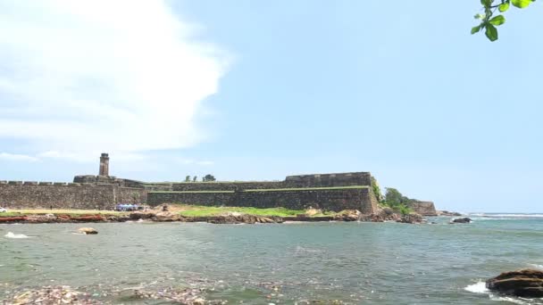 Galle fort — Stock Video