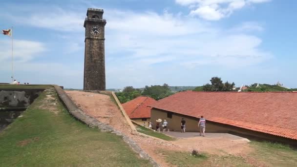 Galle fort — Stock video