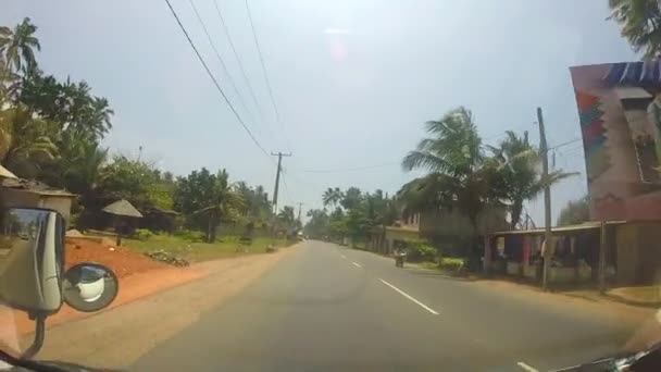 Blick auf die sri-lankische Landschaft — Stockvideo