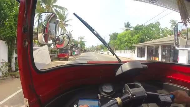 Vista de tuktuk — Vídeo de Stock