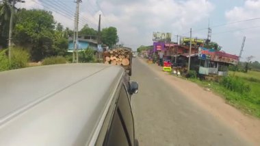 Hareket eden bir arabadan Kandy trafik
