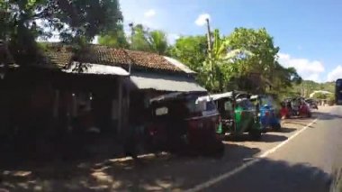 Hareket eden bir arabadan Kandy trafik