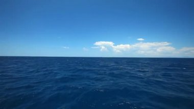 Denizde yelkenli tekne yelken