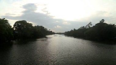 Görünüm Nehri'nin Matara, Sri Lanka.