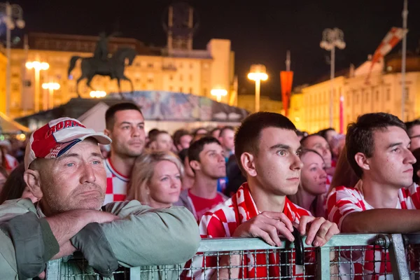 Fans de football croate — Photo