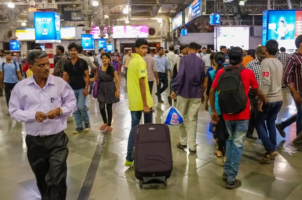 Indiase treinstation — Stockfoto