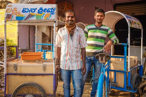 Indian workers — Stockfoto