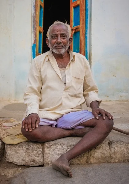 Anciano indio hombre — Foto de Stock