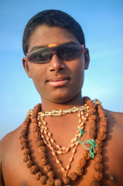 Young indian pilgrim — Stock Photo, Image