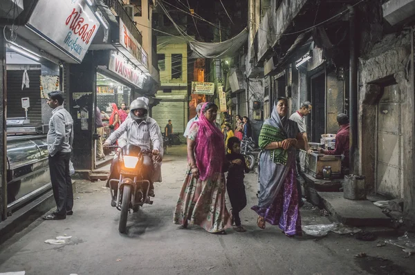 Cena de rua indiana — Fotografia de Stock