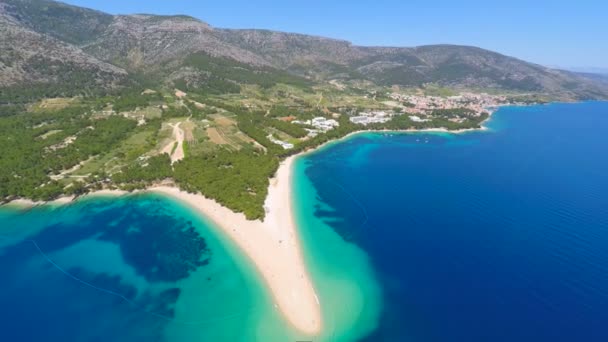 Mar en Bol en la isla brac — Vídeo de stock