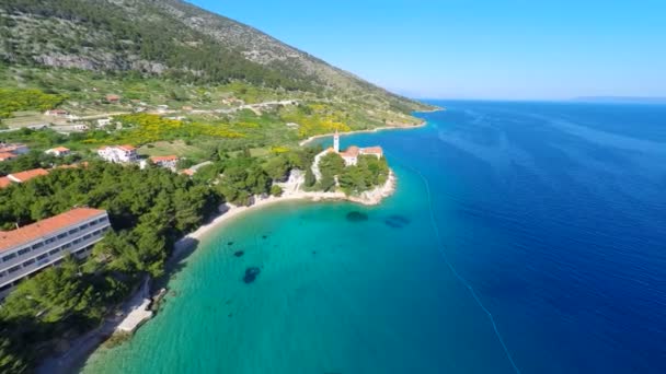 Bol en la isla brac, Croacia . — Vídeos de Stock