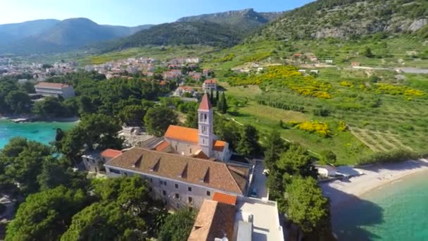 Hermoso monasterio dominicano — Vídeos de Stock