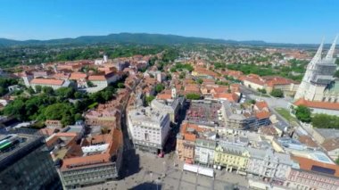 Zagrep'in Katedrali ile Merkezi Zagreb