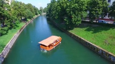 Ljubljanica Nehri'nin ve Ljubljana şehir