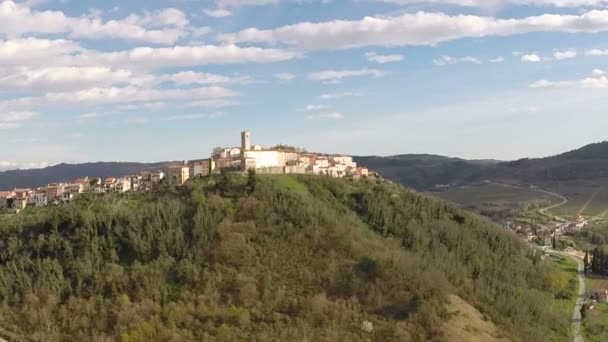 Gamla staden Motovun, Kroatien — Stockvideo