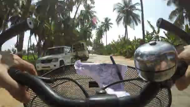 Passeio de bicicleta em Mumbai — Vídeo de Stock