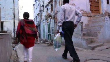 insanlar Street yürüyüş